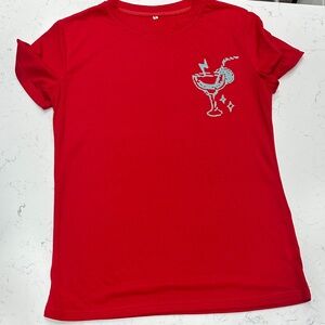 Red TShirt with Fun Graphic